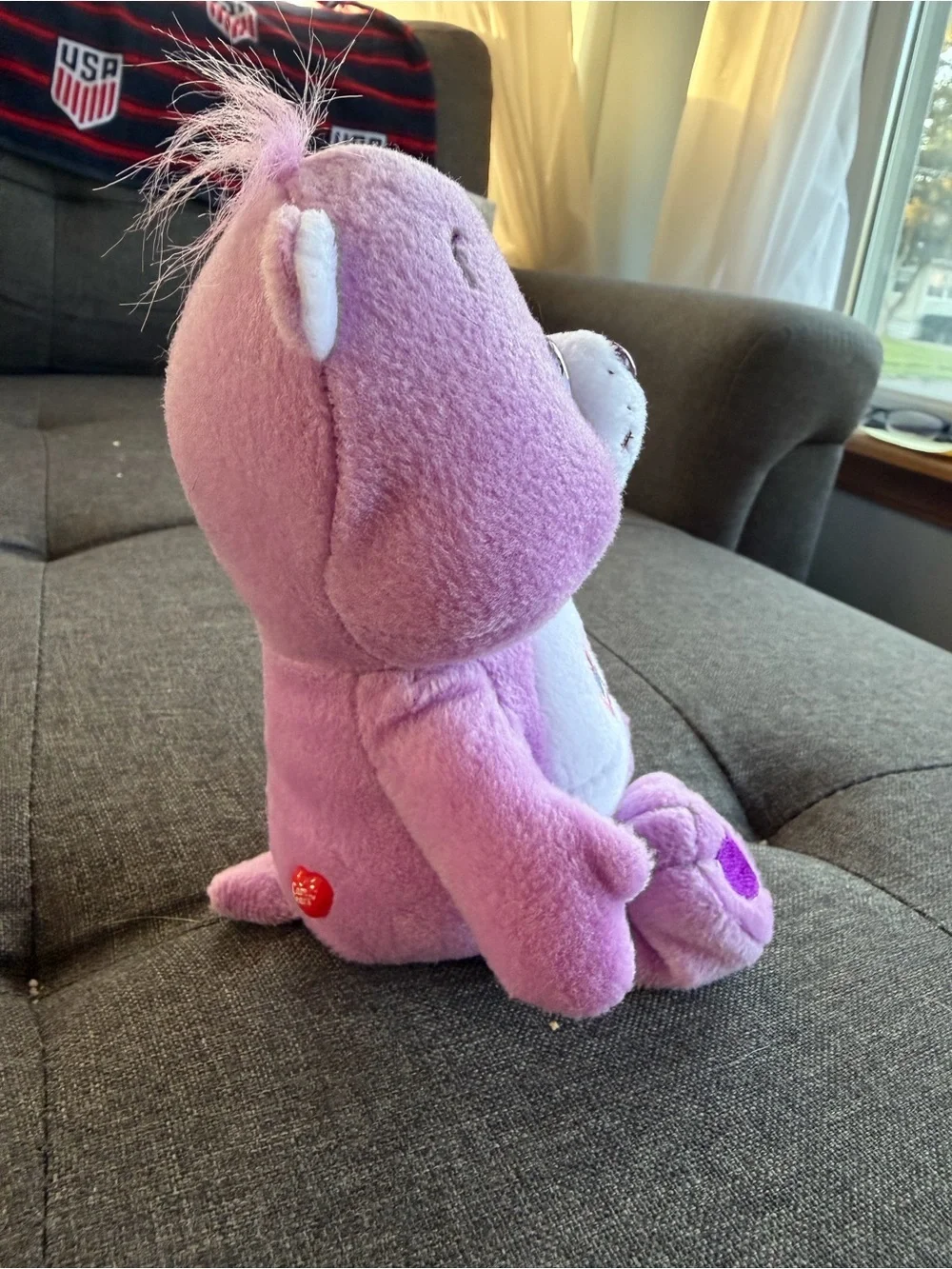 Care Bears Lavender Heart Lollipop Bear Plush